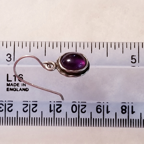 Silpada Sterling Silver Amethyst Earrings - Picture 5 of 9